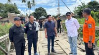 Ketua DPRD Takyuddin Bareng Abd Rahman Bareng Pj Bupati Tinjau Pos Pengamanan Nataru-Infrastruktur Rusak