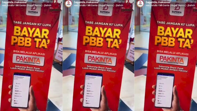 Bapenda Makassar Ingatkan Masyarakat Bayar PBB