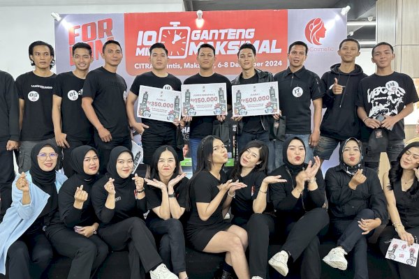 Keren! CitraCosmetic dan For Him Sukses Gelar “10 Menit Ganteng Challenge”