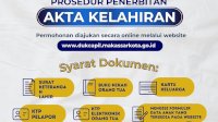 Berikut Cara Mengajukan Akta Kelahiran di Dukcapil Makassar