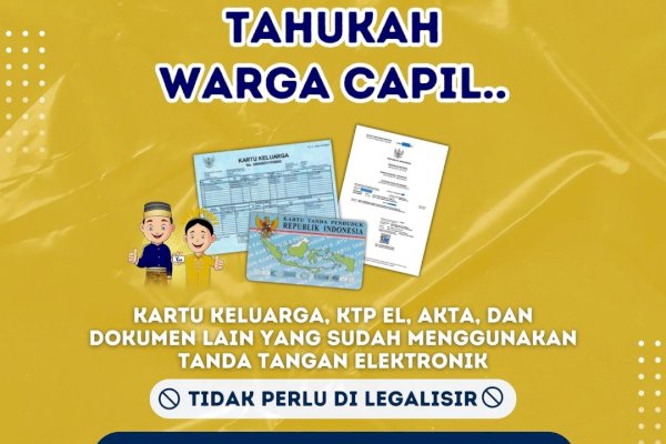 Dukcapil Makassar Beberkan Beberapa Dokumen Tak Perlu Dilegalisir