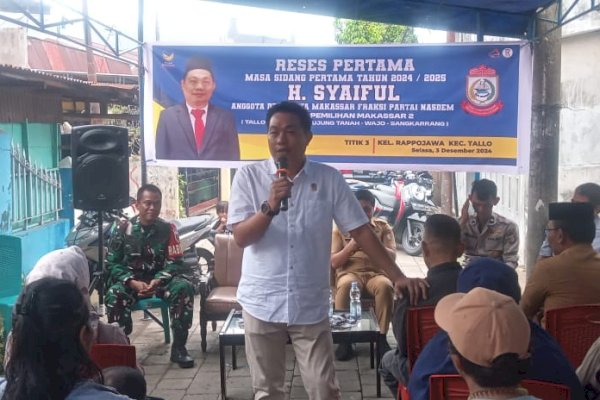 Warga Kelurahan Rappojawa Tallo Curhat soal Drainase dan Lampu Jalan, H.Syaiful Siap Perjuangkan