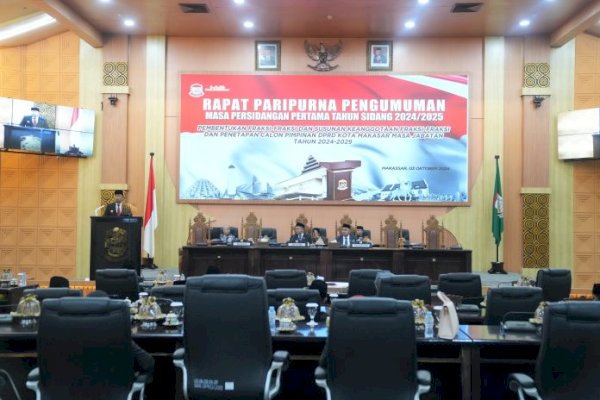 Bapenda Makassar Hadiri Rapat Pertama Sidang Paripurna Tahun 2024/2025