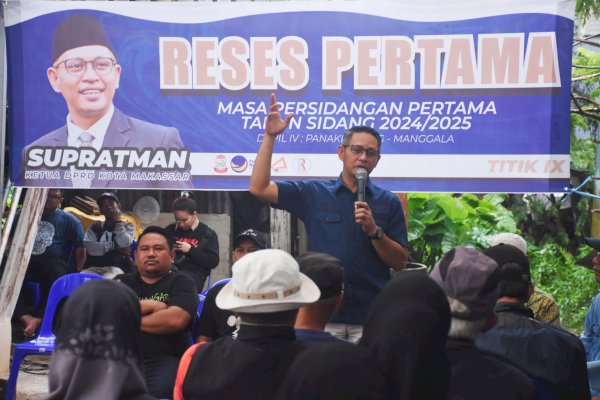 Warga Tuntut Perbaikan Jalan Rusak, Ketua DPRD Makassar Supratman Minta Langkah Konkrit Pemkot-Dorong Pengembangan Ekonomi Kreatif