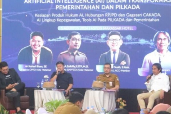 DPRD Makassar Gelar Diskusi Publik, Bahas Transformasi AI Dalam Pemerintahan dan Pilkada