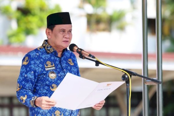 Hut Korpri ke-53, Bupati Barru Sampaikan 7 Pesan Presiden R.I Prabowo Subianto