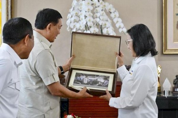 Menhan Sambangi Kantor Sri Mulyani, Bahas Alutsista hingga SDM