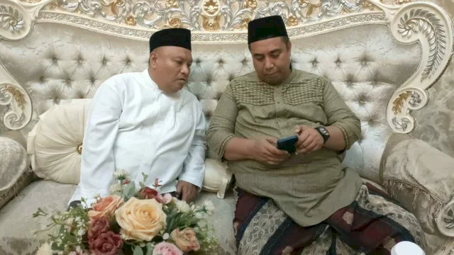 Bupati Maros Chaidir Syam dengan Nurhasan.