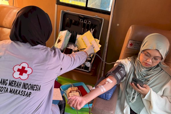 Bareng PMI Makassar, CitraCosmetic Sungguminasa Sukses Gelar Donor Darah