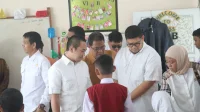 Tinjau Sejumlah Sekolah, Fraksi Gerindra DPRD Makassar Pastikan Program Makan Bergizi Gratis Tepat Sasaran