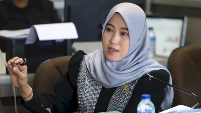 Ketua Fraksi Demokrat DPRD Sulsel, Fatma Wahyuddin.