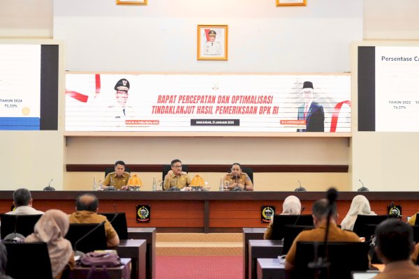 Bahas LHP BPK, Sekda Jufri Rahman Instruksikan OPD Segera Lakukan Tindak Lanjut