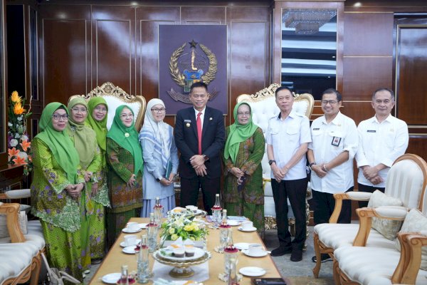 Temui Pj Gubernur Prof Fadjry Djufry, Andi Majdah Laporkan Persiapan Kongres Muslimat NU 