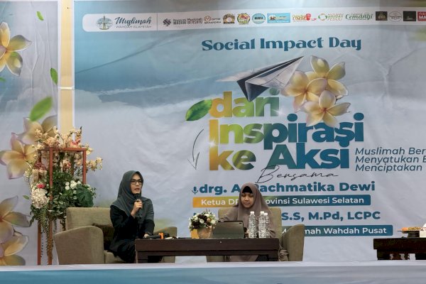 Rachmatika Dewi Jadi Narasumber di Acara Muslimah Wahdah Islamiyah, Bahas Pemberdayaan Perempuan