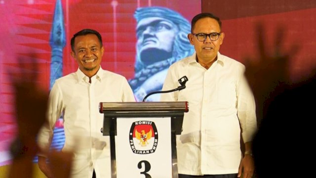 Bupati dan Wakil Bupati Bone terpilih, Andi Asman Sulaiman-Andi Akmal Pasluddin (BerAmal).