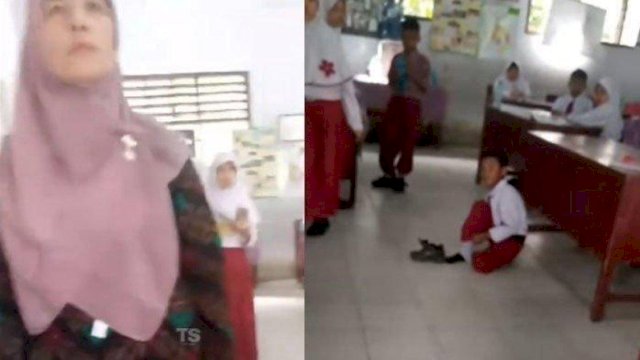 Guru yang Hukum Siswa SD Belajar di Lantai Gegara Nunggak SPP.