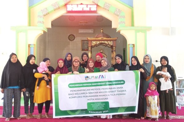 Tim PKM FAI UMI Gelar Pendampingan Metode Pembinaan Anak Bagi Keluarga di Kompleks Perumahan Mangga Tiga Permai Makassar