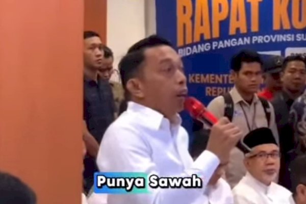 Hadiri Rakor Bidang Pangan, Syaharuddin Alrif Target Gabah Kering Sidrap Naik 650 Ribu Ton per Tahun