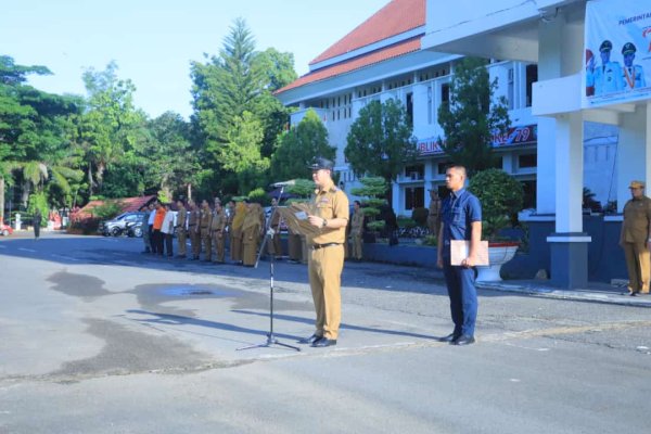 Pimpin Upacara, Bupati Pangkep Yusran Tekankan Komitmen ASN Sukseskan Program Pemerintah