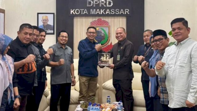 Ketua DPRD Supratman Terima Kunjugan Ketua PN Makassar.