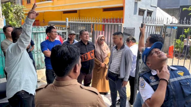 Komisi C DPRD Makassar Sidak Bangunan di Jalan Bulusaraung.