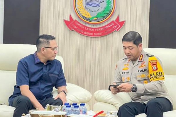 Terima Kunjugan Kapolrestabes Makassar, Ketua DPRD Supratman siap Bersinergi Demi Keamanan Masyarakat