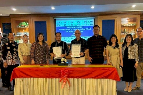 Bank Sulselbar Teken MoU dengan CNI, Dukung Pendirian dan Pengelolaan CNI-Store