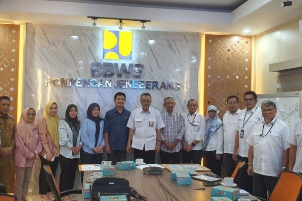 Wakil Ketua II DPRD Barru Aliffandi Aska Kuker di BBWS Pompengan Je’neberang, Bahas Pendangkalan Sungai