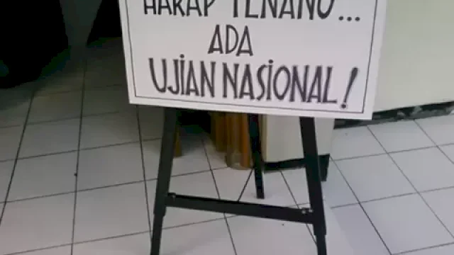 Ilustrasi Ujian Nasional.(F-INT)