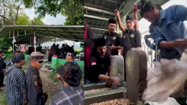Belasan Makam Palsu di Barat Situs Kumitir Mojokerto Dibongkar.