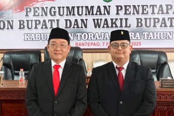 Bupati dan Wakil Bupati Toraja Utara Terpilih Dedy-Andrew Siap Dilantik Prabowo dan Retret di Magelang