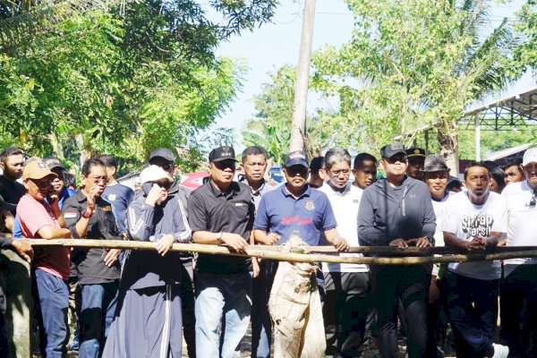 Syaharuddin Alrif Bareng Pj Bupati Sidrap Tinjau Jembatan Ambruk di Aka-Akae Watang Sidenreng