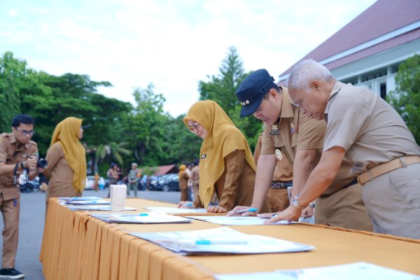 Bupati Pangkep Yusran Lalogau Minta Kepala OPD-Camat Miliki Target Kinerja di Tahun 2025, Diganjar Peningkatan TPP