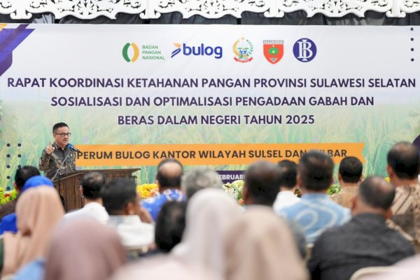 Sekda Jufri Rahman Harap Stakeholder Kompak Selesaikan Persoalan Ketahanan Pangan di Sulsel