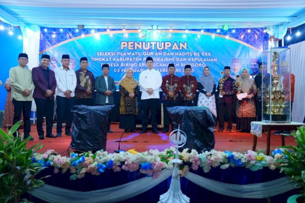 Bupati Pangkep Yusran Lalogau Tutup STQH ke-30 tahun 2025: Kami Bangga