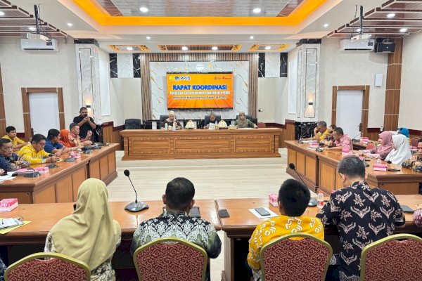 Sekda Selayar Mesdiyono Buka Rakor Pengisian SAQ Monev Keterbukaan Infomasi Publik