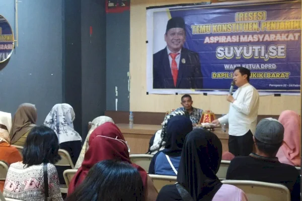 Reses, Wakil Ketua DPRD Parepare Suyuti Terima Aspirasi Soal Seragam Sekolah Gratis dan BPJS Kesehatan