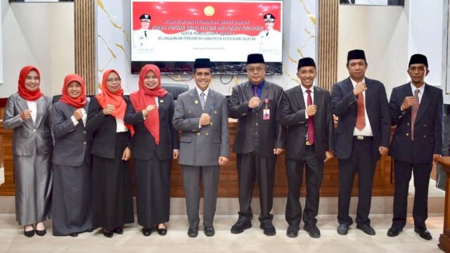 Pemkab Selayar Lantik Sejumlah Pejabat, Andi Triyanti Musdalifah Jadi Kepala BKPSDM