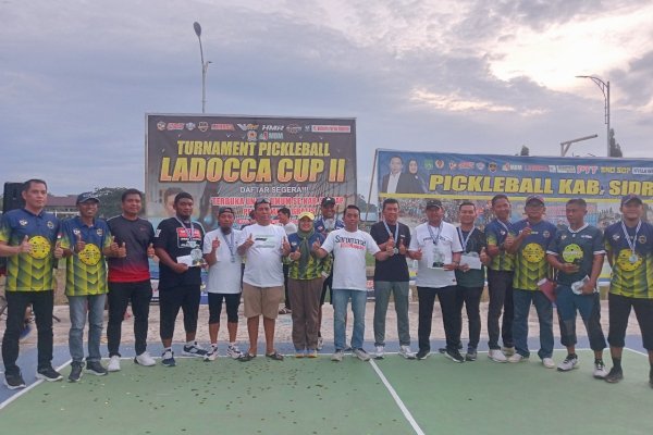 Syaharuddin Alrif Tutup Turnamen Pickleball Ladocca Cup Rappang