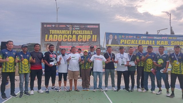 Turnamen Pickleball Ladocca Cup di Rappang.