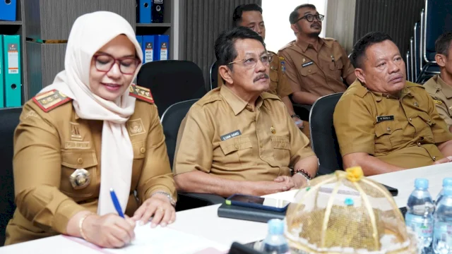 Pj Sekda Kota Palopo Ilham Hamid Ikuti Rapat Persiapan Pelantikan Kepala Daerah Terpilih.