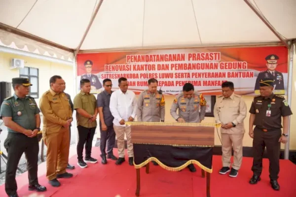 Pj Bupati Muh Saleh Dampingi Kunjungan Kerja Kapolda Sulsel di Luwu