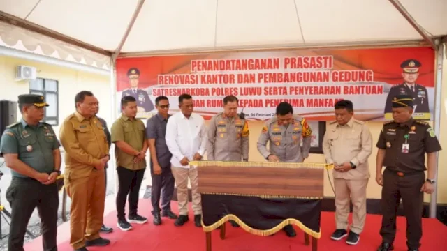 Pj Bupati Muh Saleh Dampingi Kunjungan Kerja Kapolda Sulsel di Luwu.