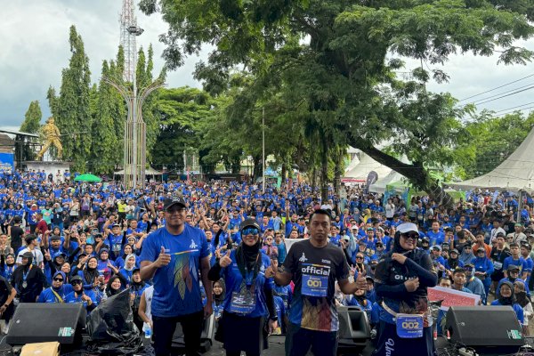 Bupati Sidrap Terpilih Syaharuddin Alrif Lepas Peserta Rappang Run 2025