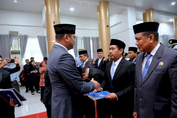 Bupati Adnan Purichta Lantik 178 Pejabat Lingkup Pemkab Gowa