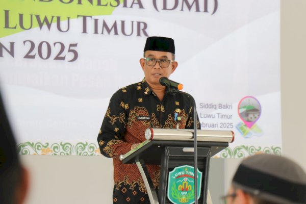 Raker DMI Lutim Resmi Dibuka, Alamsyah : Masjid Harus Berdaya dan Makmur