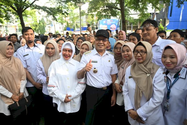 Indira Yusuf Ismail Ikut Apel Pagi Terkahir bersama Danny Pomanto, Pamit ke Pegawai Pemkot Makassar