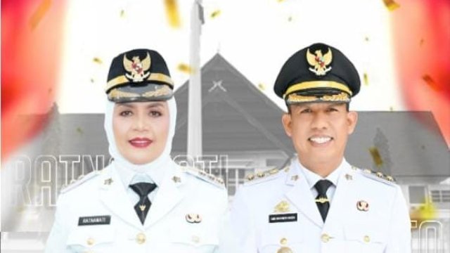 Ratnawati dan Andi Mahyanto Mazda sebagai Bupati dan Wakil Bupati Sinjai 