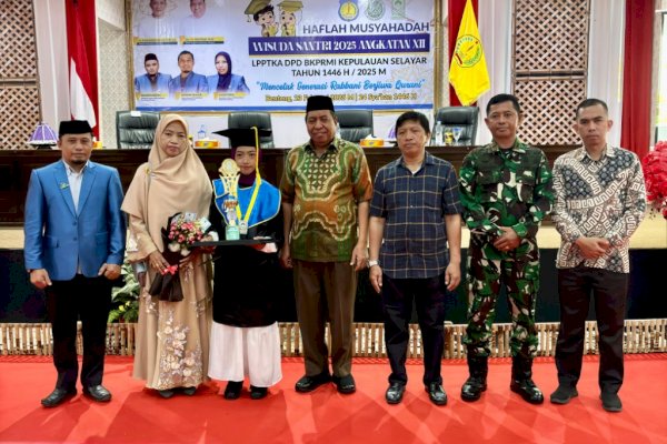 Wabup Selayar Muhtar Apresiasi Wisuda 259 Santri LPPTKA BKPRMI