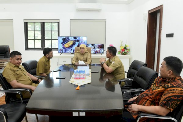 Awal Berkantor, Wawalkot Makassar Aliyah Mustika Ilham Kunjungi Ruang Kerja dan Sapa Jajaran Pemkot